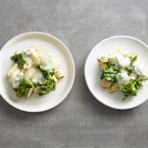 Hähnchen mit Spinat Hähnchen mit Spinat