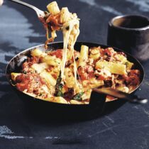 Nudelauflauf aus der Pfanne Nudelauflauf aus der Pfanne