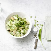 Kartoffelsalat mit Bärlauch-dressing