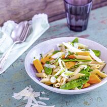One-Pot-Pasta mit Süßkartoffeln One-Pot-Pasta mit Süßkartoffeln