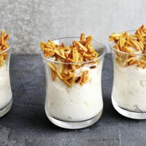 Apfelschnee mit Knusper Apfelschnee mit Knusper