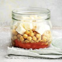 Kichererbsen-Feta-Suppe