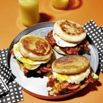 Spiegelei- Frühstücks-Burger