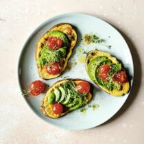 Herzhafter Süßkartoffel-Toast Herzhafter Süßkartoffel-Toast