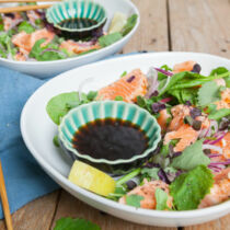 Lachs-Tataki-Salat Lachs-Tataki-Salat