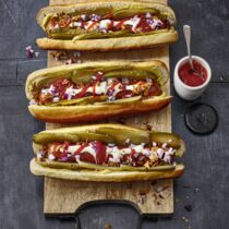 Dänischer Hotdog Dänischer Hotdog