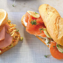 Lachs-Kresse-Brötchen Lachs-Kresse-Brötchen