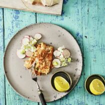 Fisch mit Walnuss-Paprika-Paste