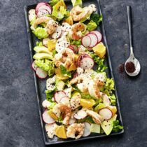 Garnelensalat mit Limettenmayo Garnelensalat mit Limettenmayo