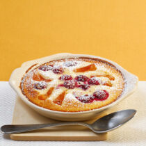 Aprikosen-Kirsch-Clafoutis