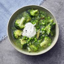 Brokkoli-Erbsen-Suppe Brokkoli-Erbsen-Suppe