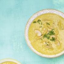 M&ouml;hren-Mais-Suppe