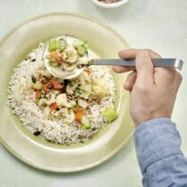 Prep-Rahmgemüse mit Reis Prep-Rahmgemüse mit Reis