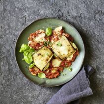 Auberginen-Zucchini-Rollen