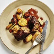 Rinderrouladen mit
Ofengemüse Rinderrouladen mit
Ofengemüse