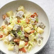 Kartoffel-Rindfleisch-Salat