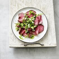 Roastbeef mit Kräutervinaigrette