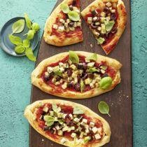 Auberginen-Pide Auberginen-Pide