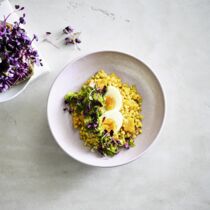 Graupenrisotto
mit Limettensalsa Graupenrisotto
mit Limettensalsa