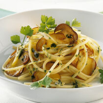 Spaghetti mit Pilzen Spaghetti mit Pilzen