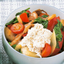 Bärlauchsalat aus der Pfanne