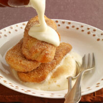 Arme Ritter mit Weinschaumsauce