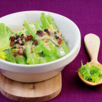 Gratinierter Gorgonzola-Staudensellerie Gratinierter Gorgonzola-Staudensellerie