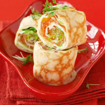 Meerrettich-Lachs-Rollen