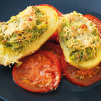 Gefüllte Kartoffeln mit Pistazien-Pesto Gefüllte Kartoffeln mit Pistazien-Pesto