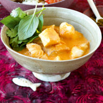 Rotes Thai-Fischcurry