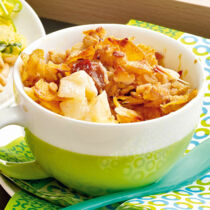 Müsli-Crumble mit Äpfeln