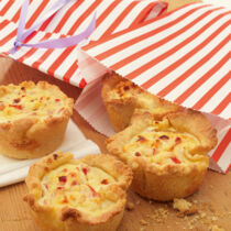 Mini-Quiches mit Tomaten