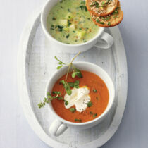 Rote Linsen-Paprika-Suppe