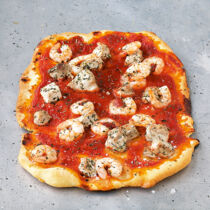 Thunfisch-Garnelen-Pizza Thunfisch-Garnelen-Pizza