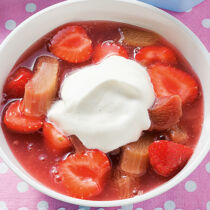 Rhabarber-Kompott mit Vanille Rhabarber-Kompott mit Vanille