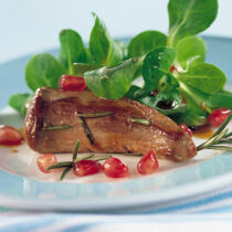 Rehfilets mit Feldsalat Rehfilets mit Feldsalat