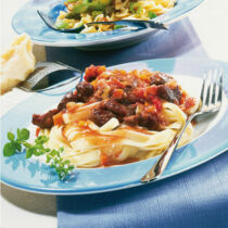 Tagliatelle mit Lammragout