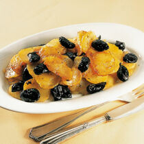 Kartoffeln mit schwarzen Oliven Kartoffeln mit schwarzen Oliven