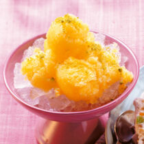 Orangensorbet