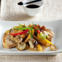 Jägerschnitzel asiatisch Jägerschnitzel asiatisch