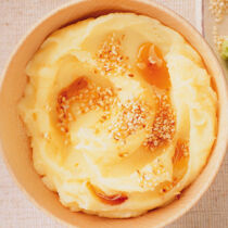 Kartoffelpüree mit Wasabi & Sesam Kartoffelpüree mit Wasabi & Sesam