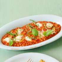 Graupenrisotto mit Gorgonzola