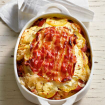 Sauerkrautauflauf mit Kassler Sauerkrautauflauf mit Kassler