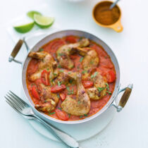 Chickencurry auf Indische Art