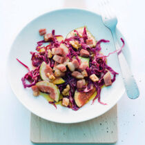 Rotkrautsalat mit Feigen und Entenbrust Rotkrautsalat mit Feigen und Entenbrust