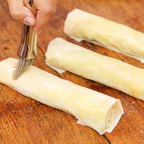 Würstchen im Strudelteig Würstchen im Strudelteig