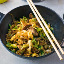 Reisnudeln mit Ei Reisnudeln mit Ei