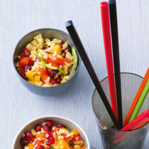 Hirsesalat mit Granatapfel Hirsesalat mit Granatapfel