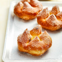 Zwickte Schmalznudeln