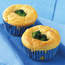 Herzhafte Maismuffins